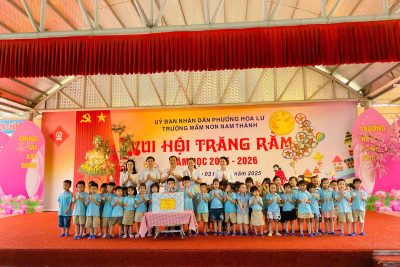 TƯNG BỪNG CHUỖI HOẠT ĐỘNG “VUI HỘI TRĂNG RẰM” TẠI TRƯỜNG MẦM NON NAM THÀNH