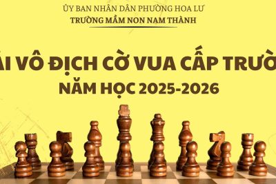 ✨TẤT CẢ ĐÃ SẴN SÀNG CHO GIẢI VÔ ĐỊCH CỜ VUA CẤP TRƯỜNG NĂM HỌC 2025 – 2026✨
