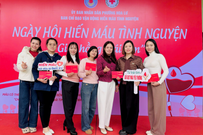 TRƯỜNG MẦM NON NAM THÀNH THAM GIA NGÀY HỘI HIẾN MÁU TÌNH NGUYỆN ”Giọt hồng trái tim” Năm 2025