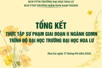 🌷TRƯỜNG MẦM NON NAM THÀNH CHIA TAY SINH VIÊN THỰC TẬP  🌷