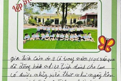 Tâm thư tri ân cuối năm học – Những lời cảm ơn từ trái tim phụ huynh